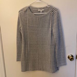 NWOT WHBM tunic style sweater